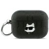 Etui Karl Lagerfeld do AirPods Pro Monogram Choupette Head – Czarne / Black